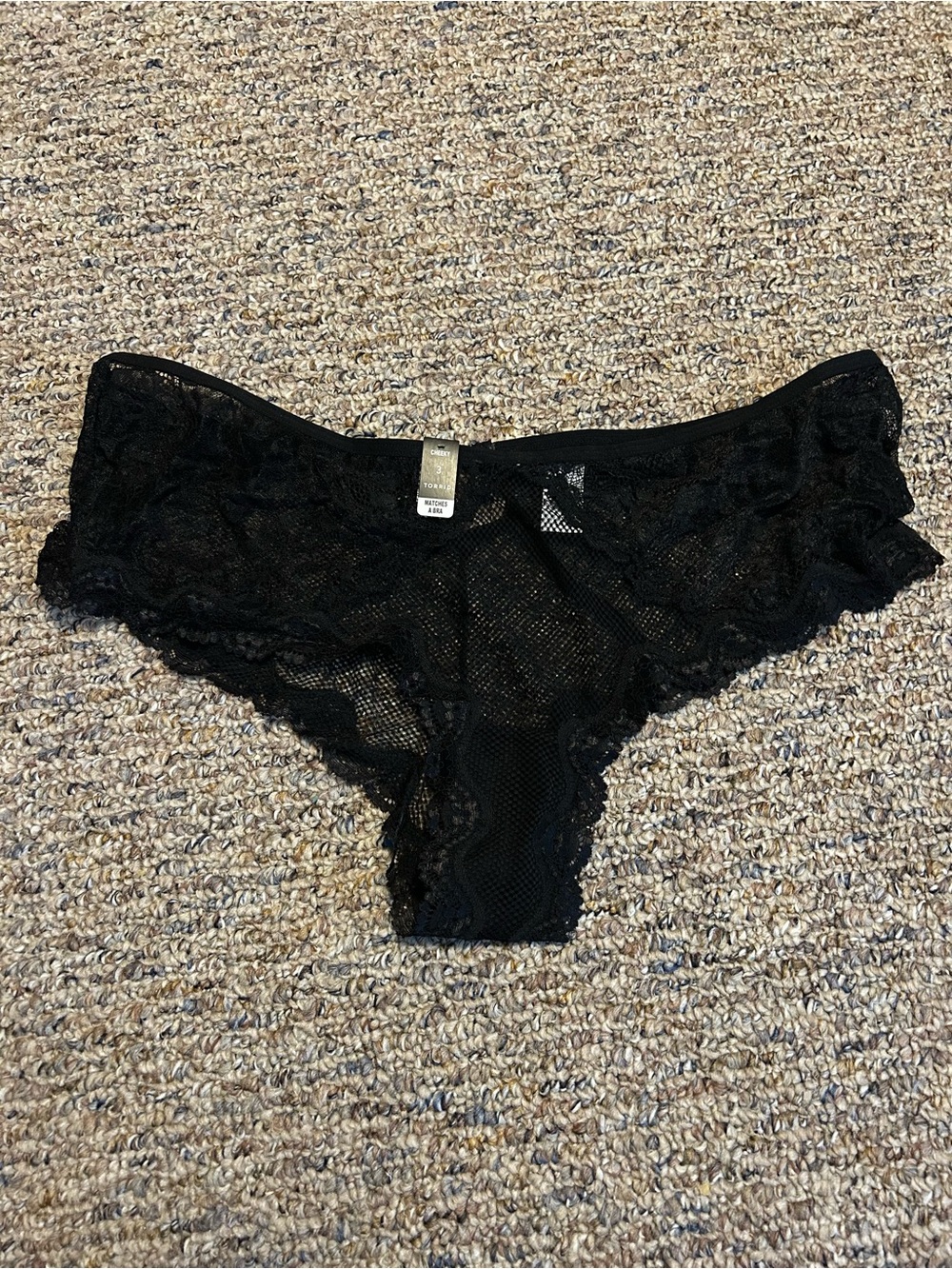 torrid Black Lace Hipster Panty